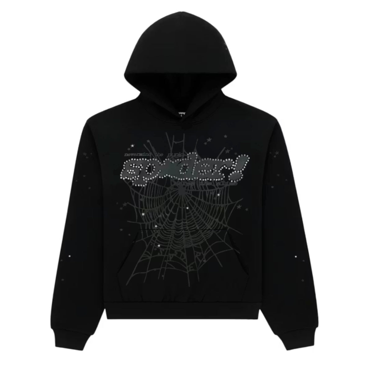 Sp5der Rhinestone Punk V2 Hoodie